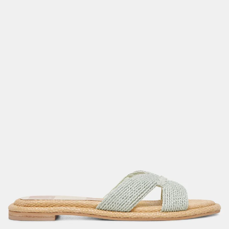 Atomic Sandals Mint Raffia