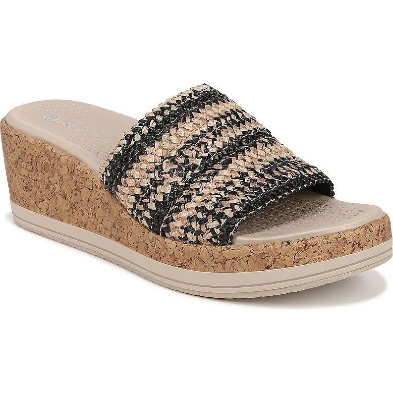 Bzees Womens   Woven Wedge Sandals