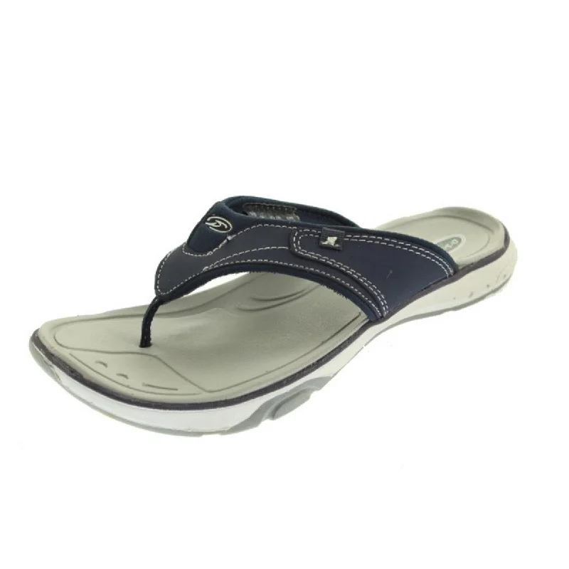 Dr. Scholl's Shoes Womens Nova III Leather Flip Flops Thong Sandals