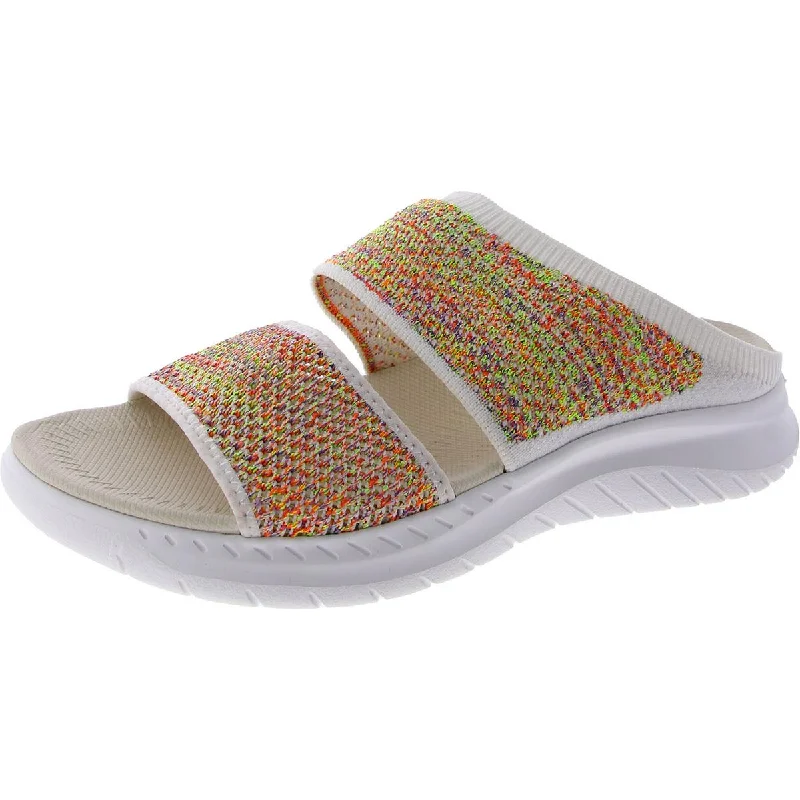 Easy Spirit Womens Davera 2 Knit Casual Slide Sandals