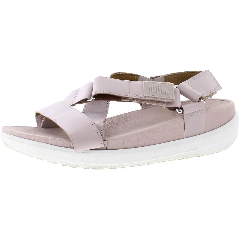 Fitflop Womens LOOSH Leather Wedge Sandals