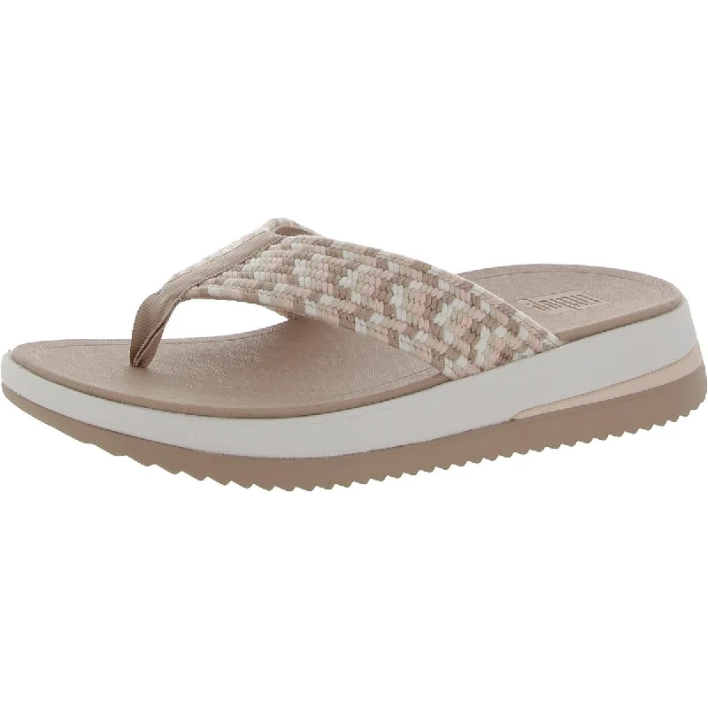 Fitflop Womens Surff Webbing Colorblock Thong Sandals