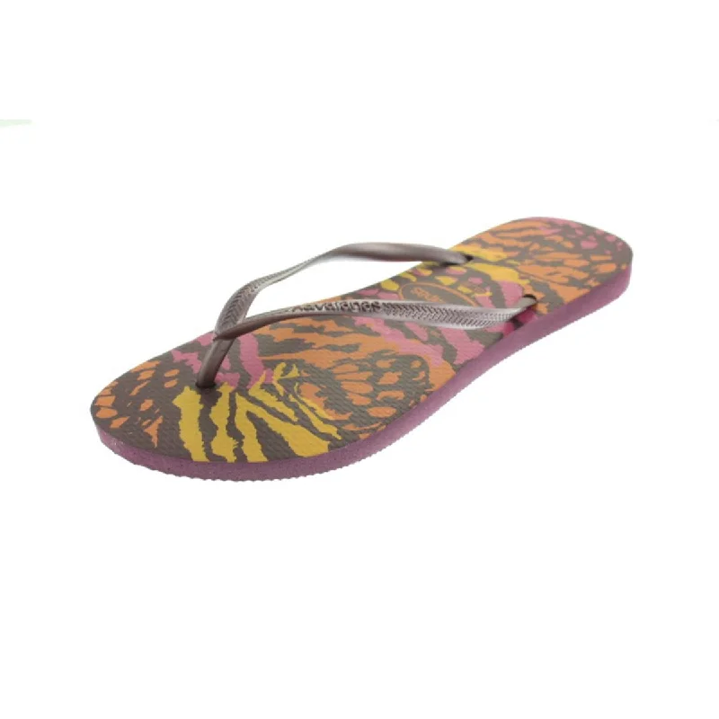 Havaianas Womens Animal Sandals Casual Flip-Flops