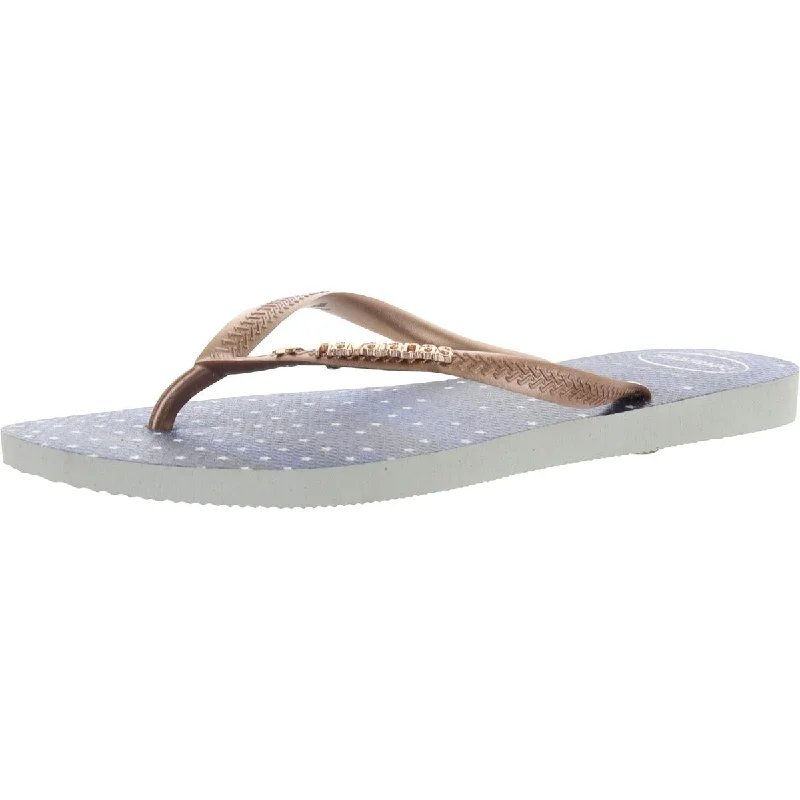 Havaianas Womens Slim Thong Slides Flat Sandals