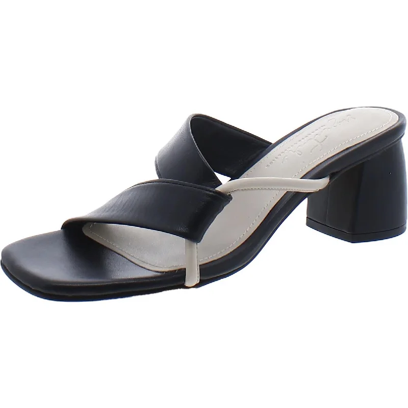 Journee Signature Womens Bhfo Padded Insole Leather Strappy Sandals