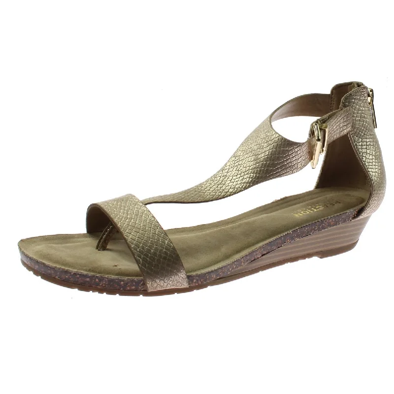 Kenneth Cole Reaction Womens Great Gal  T-Strap Wedge Sandals