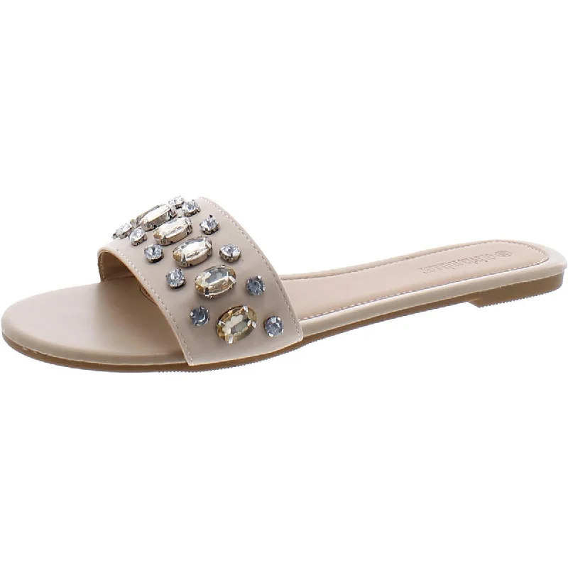 Olivia Miller Womens Comfort Insole  Flatform Sandals