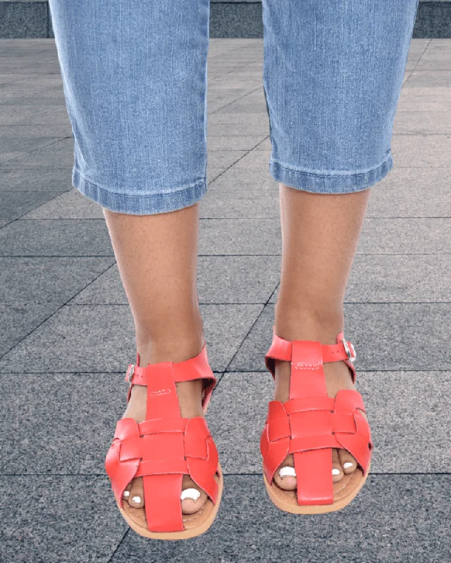 Red Ladies Sandals