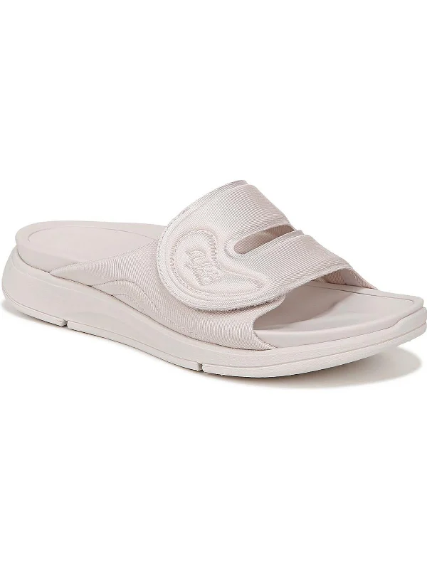 Tao Recovery Womens Satin Lightweight Slide Sandals