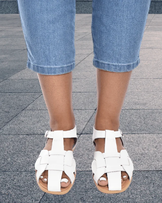 White Ladies Sandals