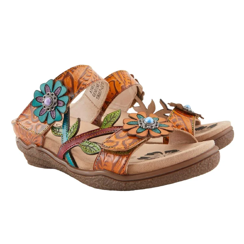 Women's Aymee Slide Sandals In Mango Multi