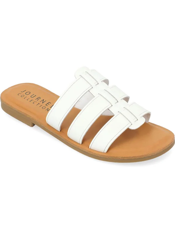 Womens Comfort Insole Manmade Flatform Sandals