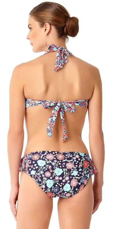 Anne Cole Lazy Daisy Side Flounce Bikini Bottom