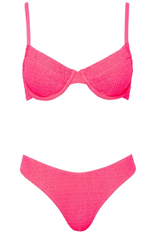 Cabo Bikini Hot Pink Set