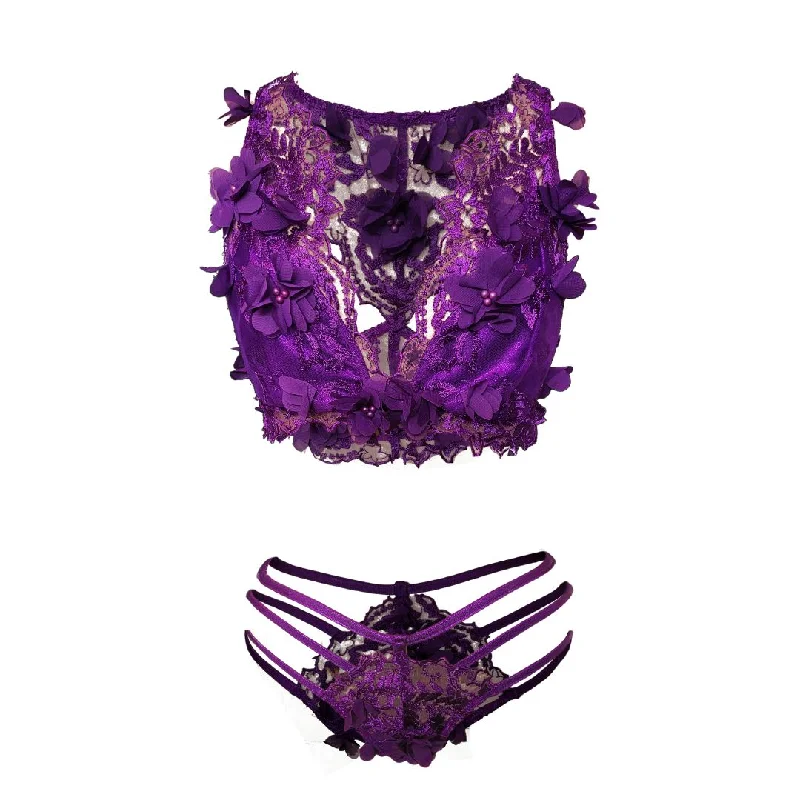 Charmed Lace Set Purple