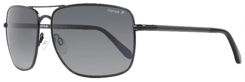 Corsa Unisex  Sunglasses Enzo C03 Shiny Black/Carbon Fiber 61mm