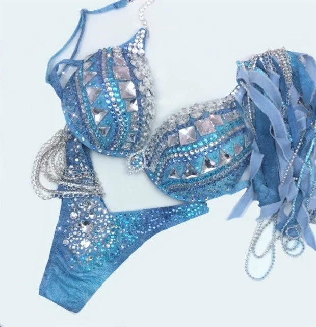 Denim & Diamonds WBFF bikini