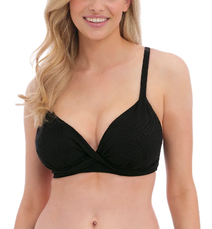 Fantasie Ottawa Plunge Underwire Convertible Bikini Top (6495) - Black