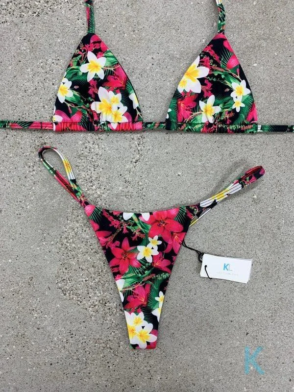 Floral Fantasy Bikini Top