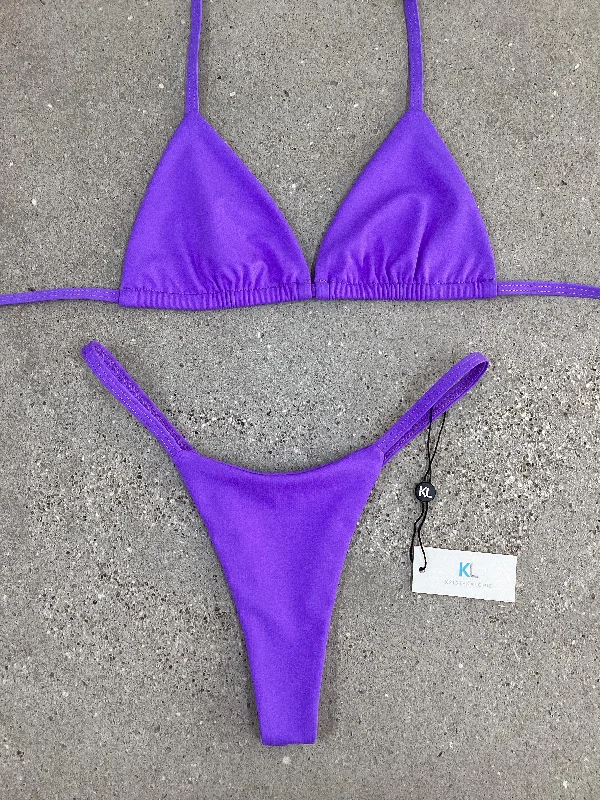 Jacaranda Bikini Top