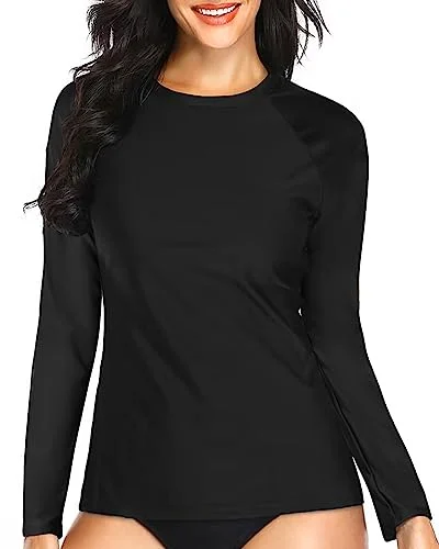 Long Sleeve Rash Guard Shirt Tops