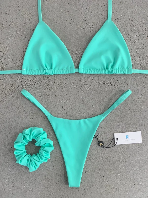 Mint Bikini Top