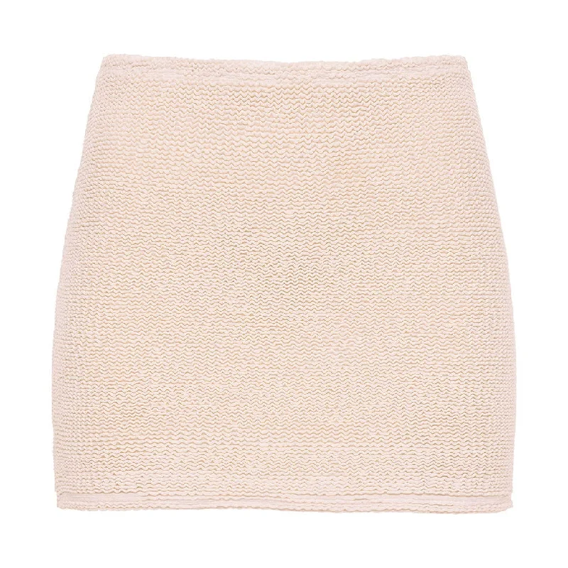 Micro Skirt | Crema Scrunch