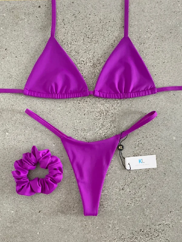 Violet Vibe Bikini Top