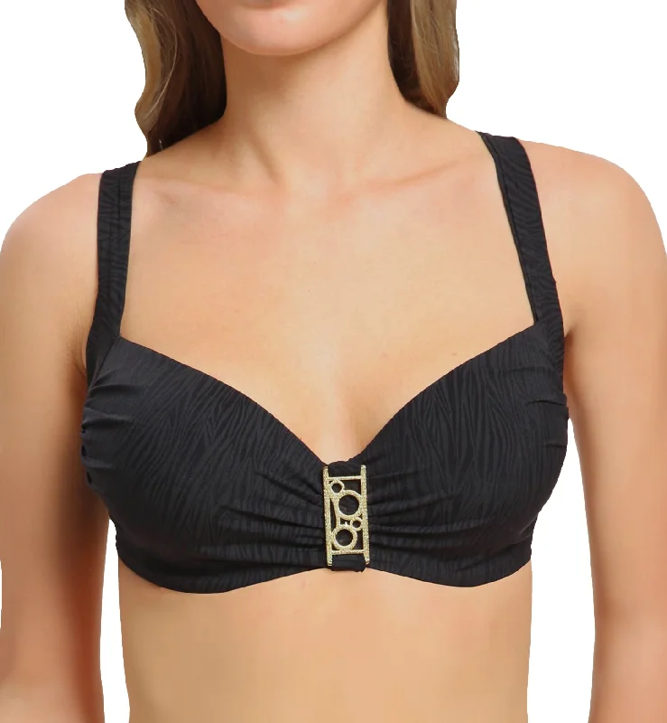 Panache Lola Underwire Molded Bikini Top (SW0721) - Black