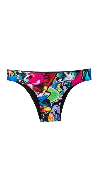 PilyQ Playa Reversible Full Cut Bikini Bottom