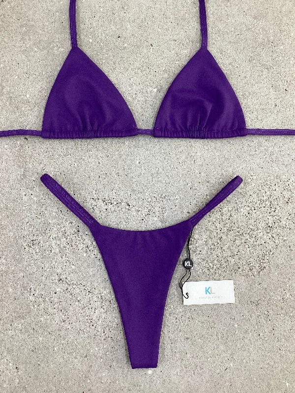 Purple Reign Bikini Top