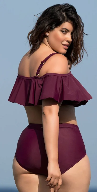 Raisins Curve St. Vincent Bottom in Maroon Y840057-MAR