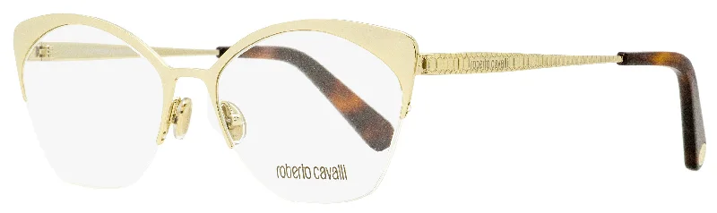 Roberto Cavalli Women's Butterfly Eyeglasses RC5111 032 Gold/Havana 53mm