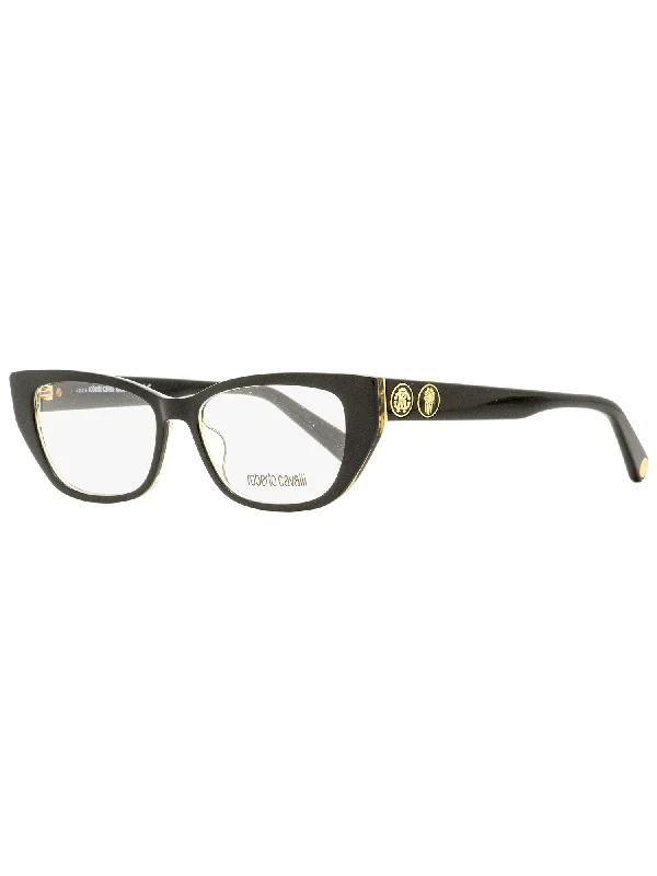 Roberto Cavalli Women's Cateye Eyeglasses RC5108 005 Black/Gold 52mm