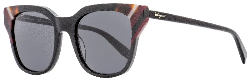 Salvatore Ferragamo Women's  Sunglasses SF875S 001 Black/Multi 53mm