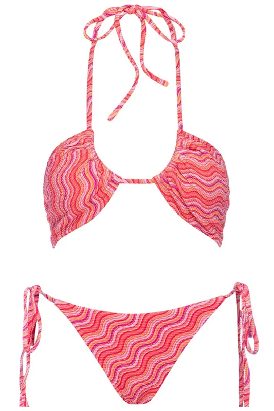 Triangle Bikini Wavy Set