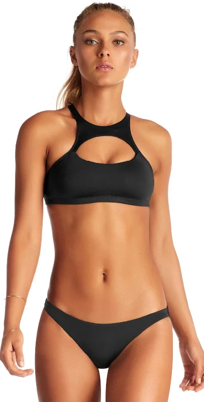 Vitamin A Cruz EcoLux Bikini Top in Black