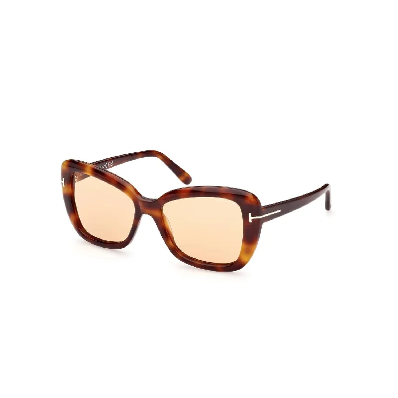 Women's Ft1008 Maeve Sunglasses In Shiny Blonde Havana / Photochromic Peach