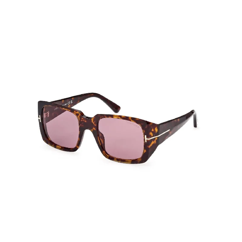 Women's Ft1035 Ryder-02 Sunglasses In Dark Havana / Violet