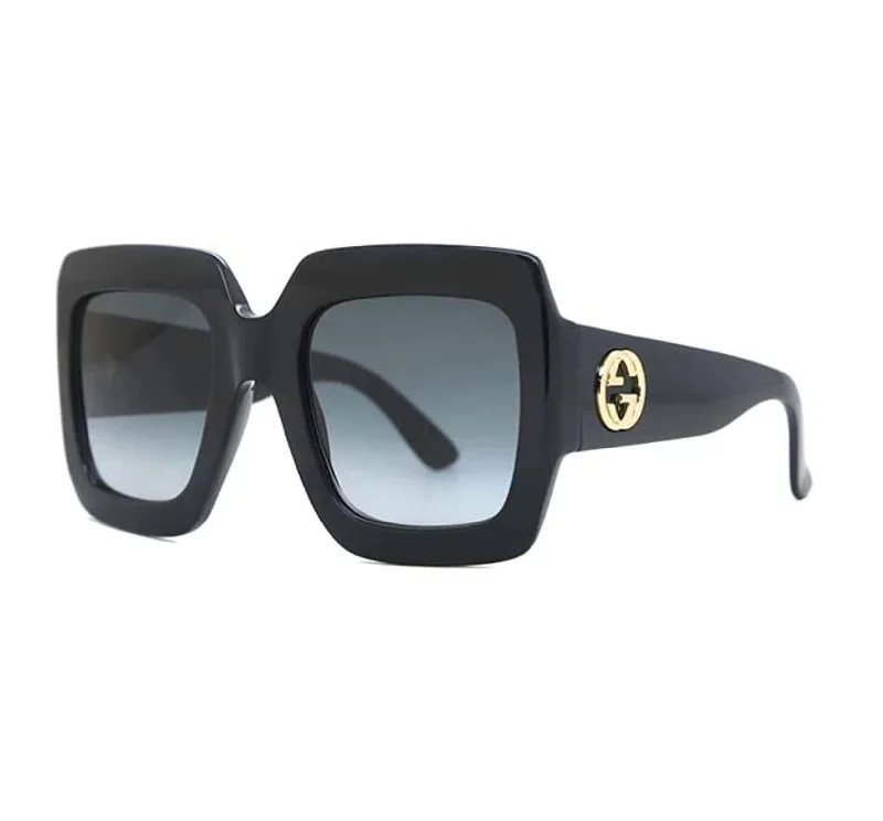 Women's Gg0053Sn Sunglasses In Black / Grey Gradient