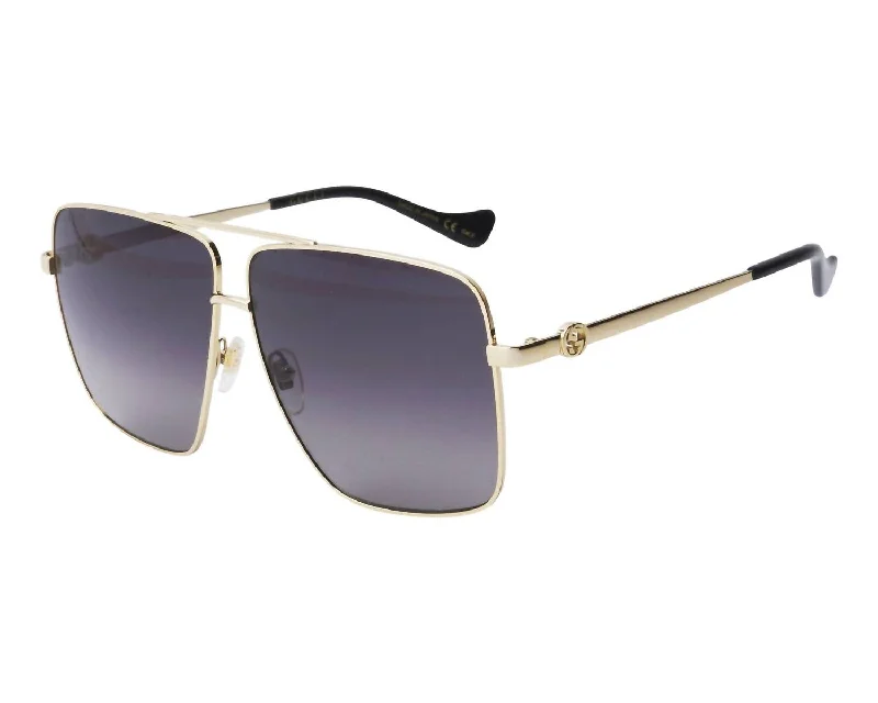 Women's Gg1087S Sunglasses In Gold/grey