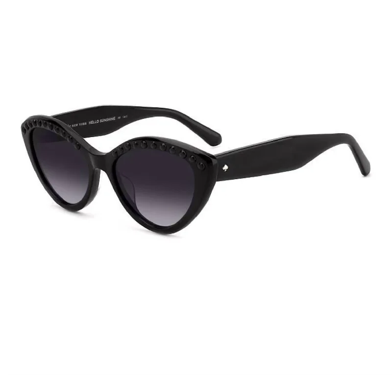 Women's Juni/g/s Pearl Sunglasses In Black/dark Grey Sf