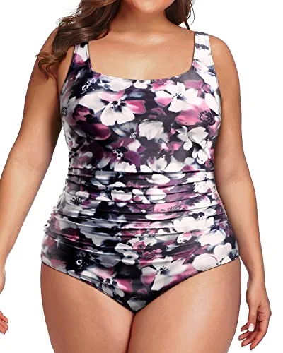 Women's One Piece Swimsuit Athletic Plus Size Bathing Suit