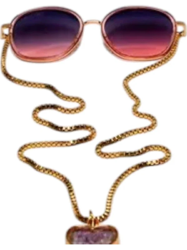 Women's Peace & Love Sunglass In Violet