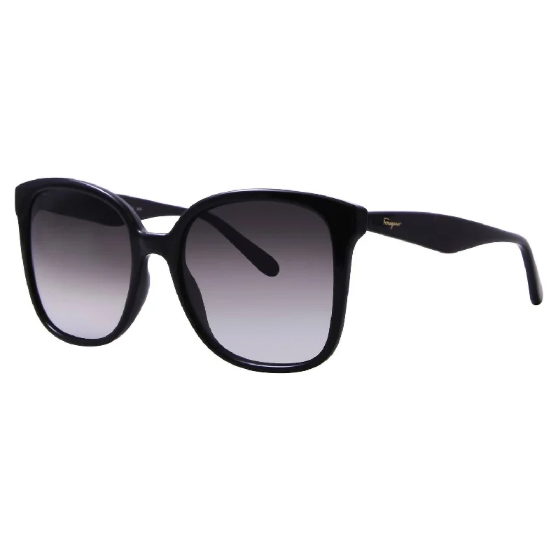 Women's Sf1072S Sunglasses In Black / Grey Gradient