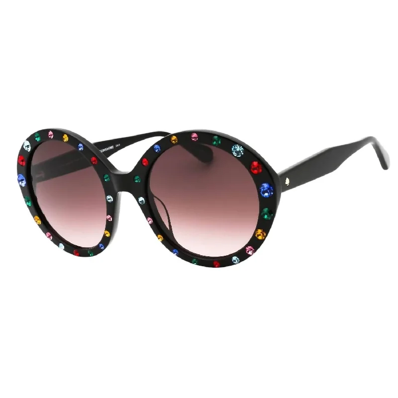 Women's Zya/g/s/strass Sunglasses In Black Multicolor/brown Sf