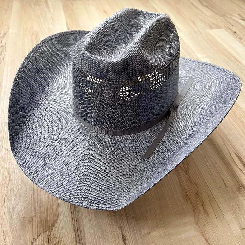 Atwood Straw Long Oval Cowboy Hat - Halfbreed Blue