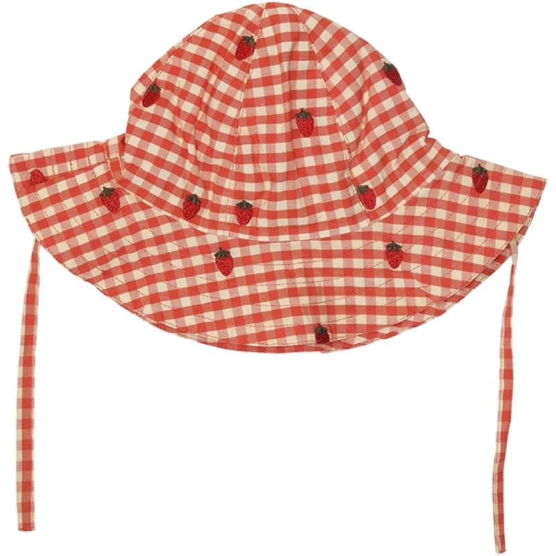 Flöss Molly Sunhat Berry Gingham