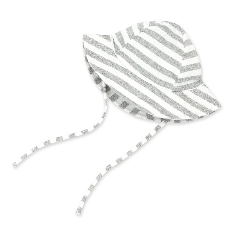 Heather Stripe Organic Cotton Sun Hat