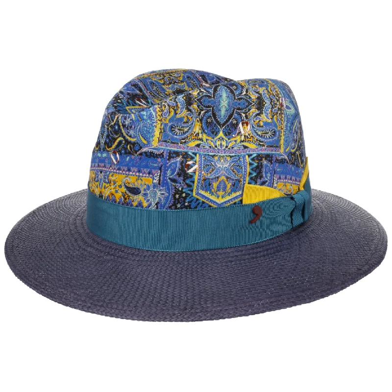 Palcanto Panama Brim Linen Hat by Alfonso D'Este